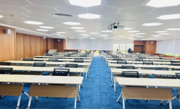 trần nhôm lục giác hexagon 2