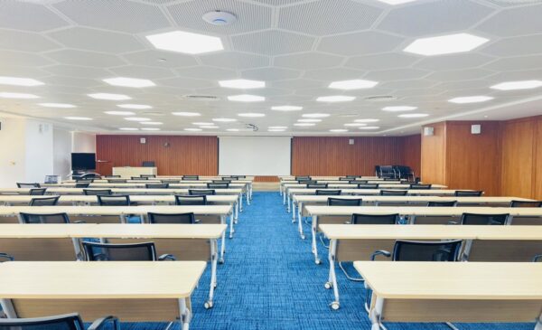 trần nhôm lục giác hexagon 3