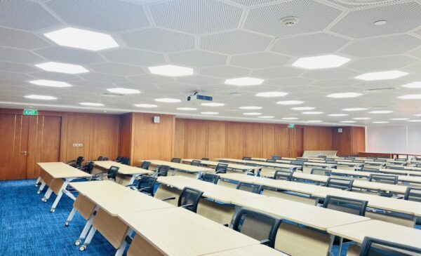 trần nhôm lục giác hexagon 4